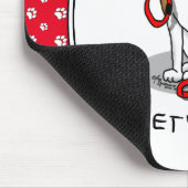 Lass uns gehen! (zu Fuß) Beagle Hund (Farbe 3) Nie Mousepad (Ecke)