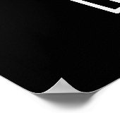 Lass uns Gem Funny Jewel Pun Dark BG Poster (Ecke)