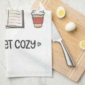 Lass uns gemütlich werden geschirrtuch (Viertel Falte)