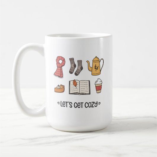 Lass uns gemütlich werden kaffeetasse (Links)