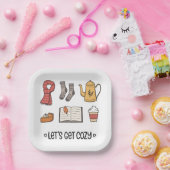 Lass uns gemütlich werden pappteller (Party)