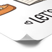 Lass uns gemütlich werden poster (Ecke)