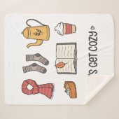 Lass uns gemütlich werden sherpadecke (Vorderseite (Horizontal))