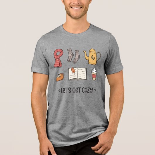 Lass uns gemütlich werden Tri-Blend shirt (Vorderseite)