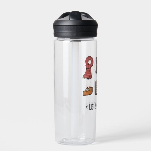 Lass uns gemütlich werden trinkflasche (Vorderseite)