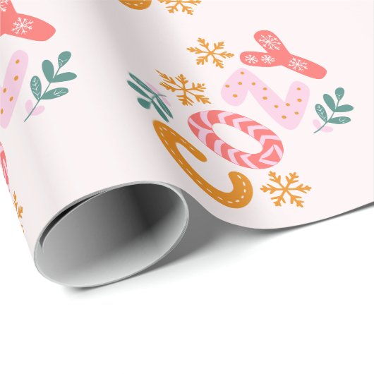 Lass uns gemütliche Weihnachten bekommen Geschenkpapier (Rolleneckpunkt)