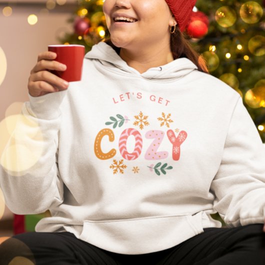 Lass uns gemütliche Winterferien Weihnachten holen Hoodie