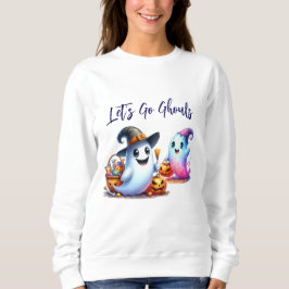 Lass uns Ghouls gehen, 2 Niedliches Ghost-Hallowee Sweatshirt