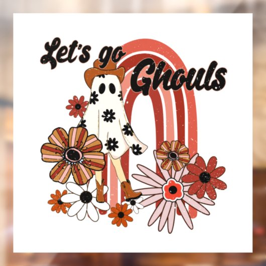 Lass uns Ghouls gehen Fensteraufkleber (Blatt 2)