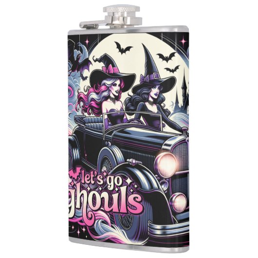 Lass uns Ghouls gehen Flachmann (Links)