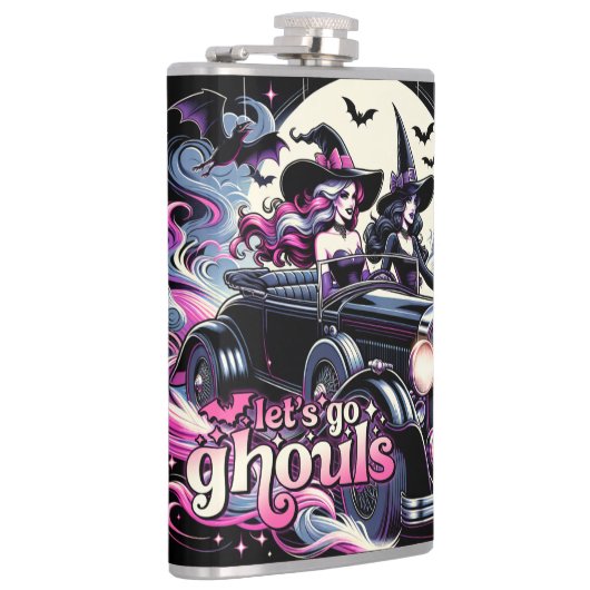 Lass uns Ghouls gehen Flachmann (Rechts)