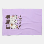 Lass uns Ghouls Halloween gehen Geschirrtuch (Horizontal)
