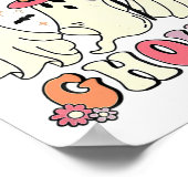 Lass uns Ghouls Halloween-Geist gehen Poster (Ecke)