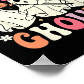 Lass uns Ghouls Halloween Ghost Kostüm Retro Groo  Poster (Ecke)