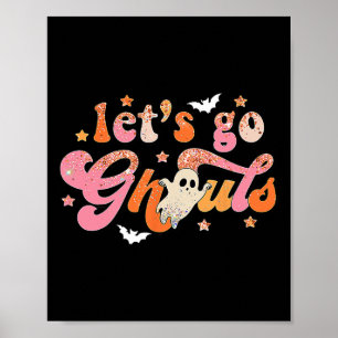 Lass uns Ghouls Niedlich Ghost Boo Funny Halloween Poster