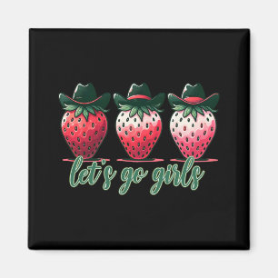 Lass uns Girls Junggeselinnen-Abschied Erdbeeren W Magnet