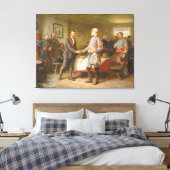 Lass uns haben Frieden von Jean Leon Gerome Ferris Leinwanddruck (Insitu (Schlafzimmer))