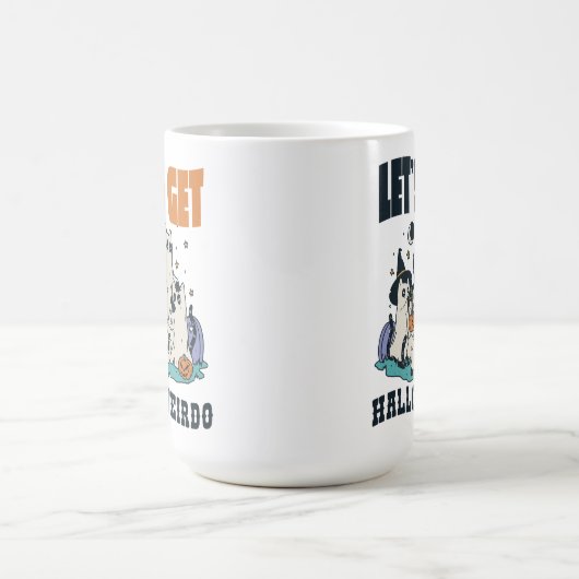 LASS UNS HALLOWEIRDO BEKOMMEN KAFFEETASSE (Mittel)