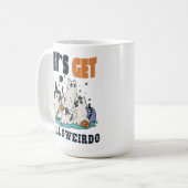 LASS UNS HALLOWEIRDO BEKOMMEN KAFFEETASSE (Vorderseite Links)