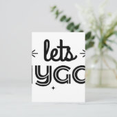 lass uns hygge postkarte (Stehend Vorderseite)