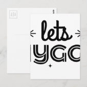lass uns hygge postkarte (Vorne/Hinten)