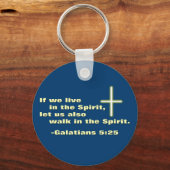 Lass uns im Geist spazieren Schlüsselanhänger (Vorderseite)