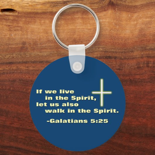 Lass uns im Geist spazieren Schlüsselanhänger (Vorderseite)