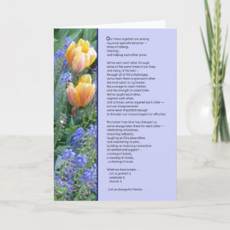 Lass uns immer Freunde zu sein... Karte