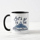 Lass uns in die Berge gehen Tasse (Links)