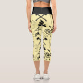 Lass uns ins Camping gehen Capri Leggings (Rückseite)