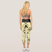 Lass uns ins Camping gehen Capri Leggings (Rückseite)