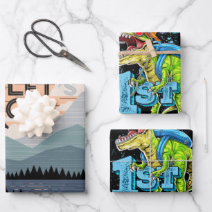 Lass uns ins Camping gehen, ins Lager gehen Geschenkpapier Set