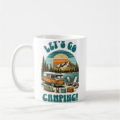 Lass uns ins Camping gehen Kaffeetasse (Links)
