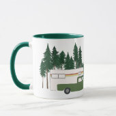 Lass uns ins CAMPING gehen! RVing Truck Camper Gre Tasse (Links)