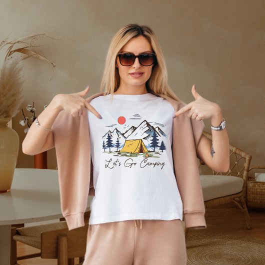 Lass uns ins Camping gehen T-Shirt