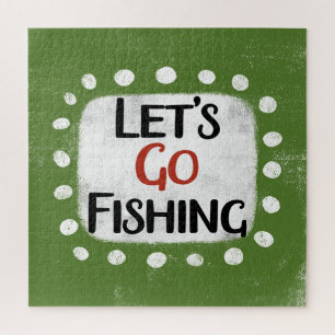 Lass uns ins Jigsaw-Puzzle fischen gehen Puzzle