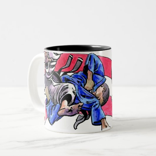 Lass uns Jared gehen! Judo Tasse (Vorderseite Links)