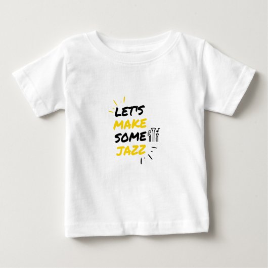 Lass uns Jazz machen Baby T-shirt (Vorderseite)