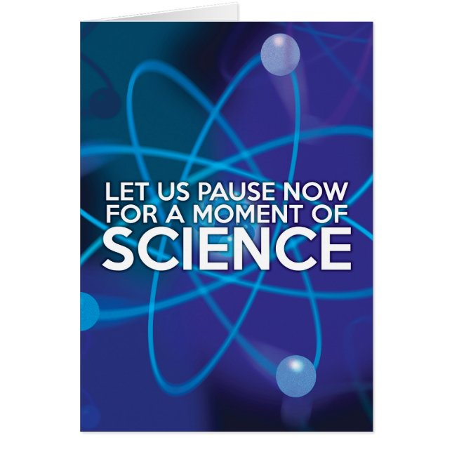 LASS UNS JETZT FÜR EINEN MOMENT WISSENSCHAFT (Vorne)