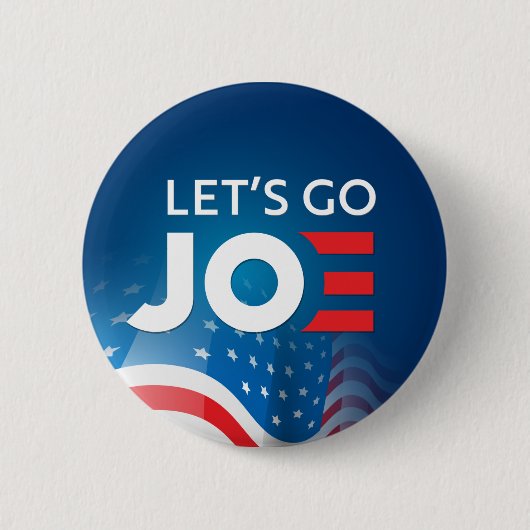 Lass uns Joe gehen! Biden President 2020 - Anti-Tr Button (Vorderseite)