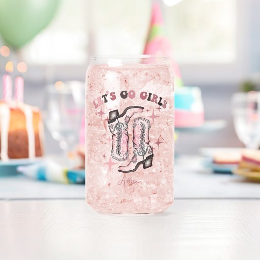 Lass uns Junggeselinnen-Abschied zu den Mädchen ge Dosenglas (Insitu (Geburtstag))