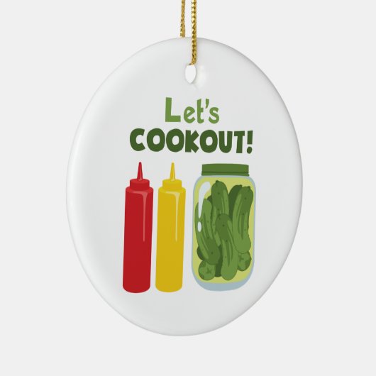 Lass uns kochen! keramik ornament (Rechts)