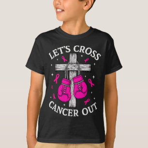 Lass uns Krebs ausmerzen Brustkrebs Rosa Boxen Ch T-Shirt