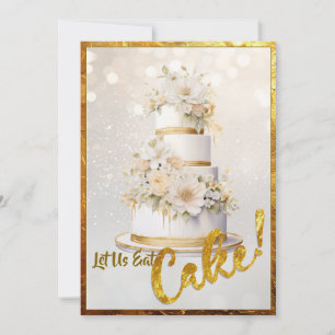 Lass uns Kuchen essen! Einladung