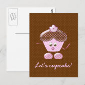 Lass uns Kuchen machen! Postkarte (Vorne/Hinten)
