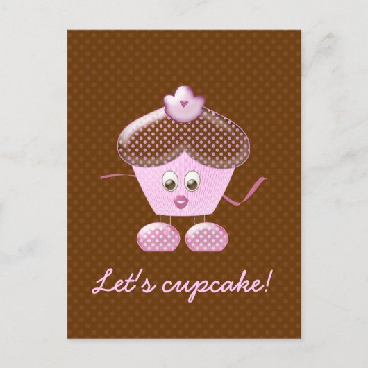 Lass uns Kuchen machen! Postkarte (Vorderseite)