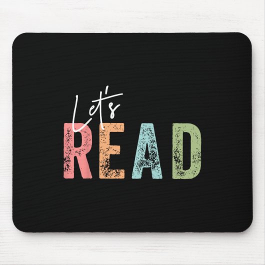 Lass uns lesen Buch Nerd Buchliebhaber liest Bibli Mousepad (Vorne)