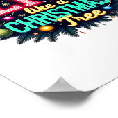 Lass uns Lit holen - Funny Christmas Pun Graphic H Poster (Ecke)