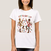 Lass uns Lit Nutcracker Weihnachts-T - Shirt holen (Vorderseite)