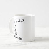 Lass uns magische Weihnachtsfeierlichkeiten machen Kaffeetasse (Vorderseite Links)